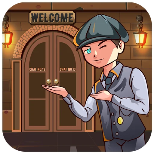 Стикерпак chat 13 stickers для Telegram