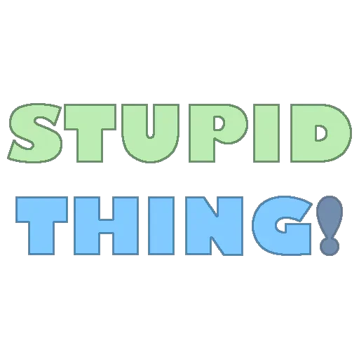 🤪 Стикер «Chat Words» для Telegram