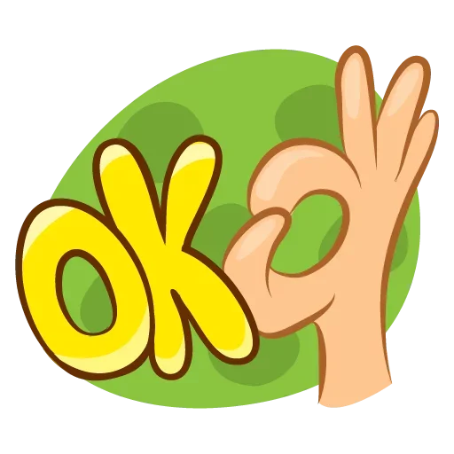🆗 Стикер «Chat Words» для Telegram