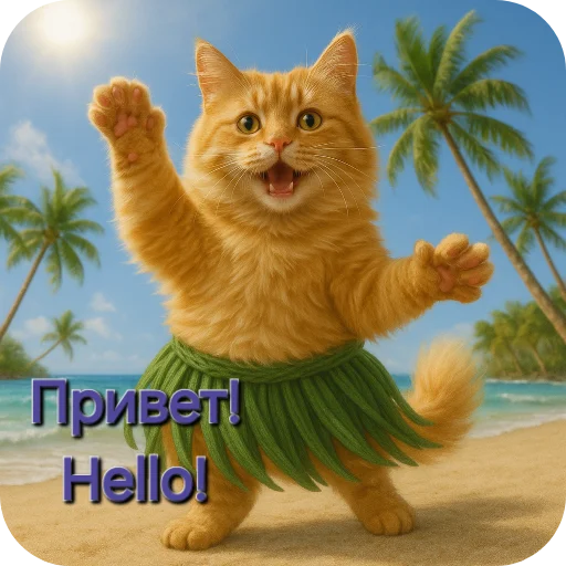 🐱 Стикер «Котики ChatGPT» для Telegram