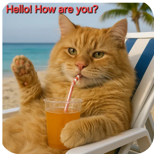 🐱 Стикер «Котики ChatGPT» для Telegram