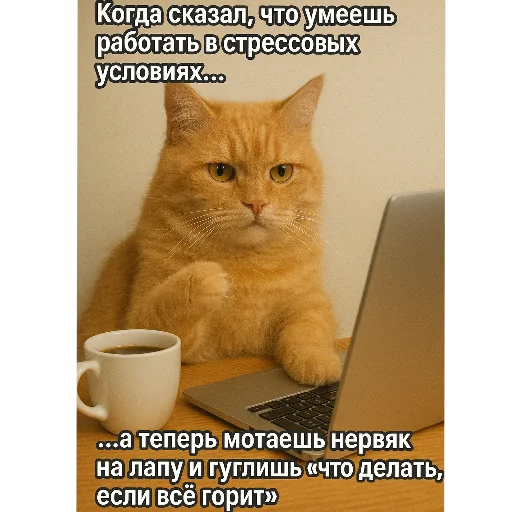 🐱 Стикер «Котики ChatGPT» для Telegram