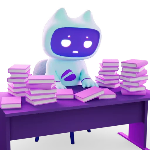 📖 Стикер «Чатти» для Telegram