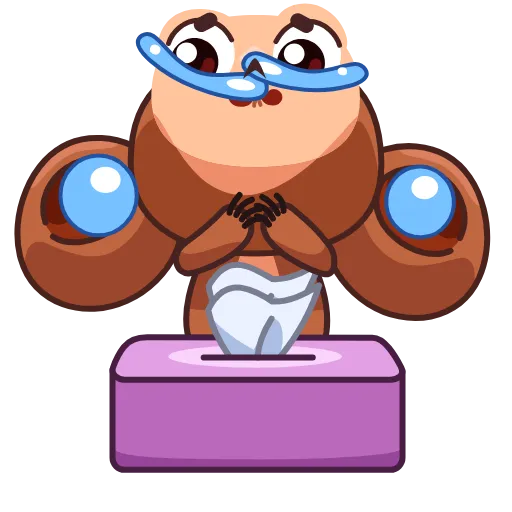 😭 Стикер «Cheburashka» для Telegram