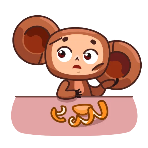 😦 Стикер «Cheburashka» для Telegram