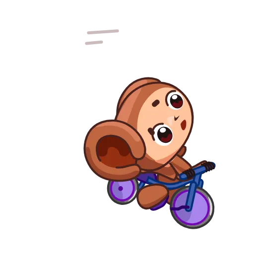 🚴‍♂ Стикер «Cheburashka» для Telegram