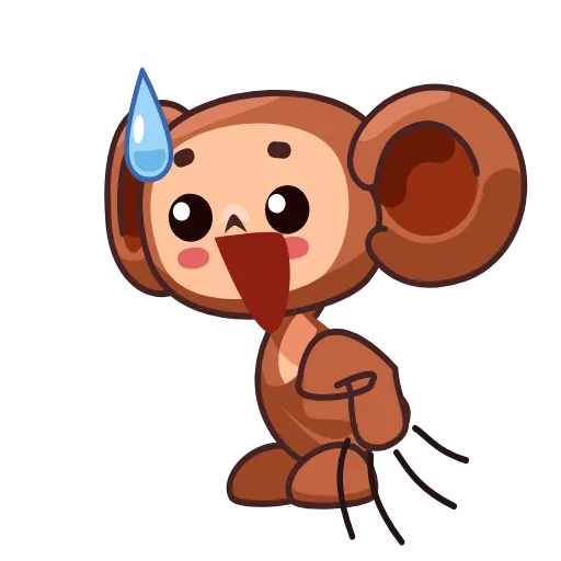 😨 Стикер «Cheburashka» для Telegram
