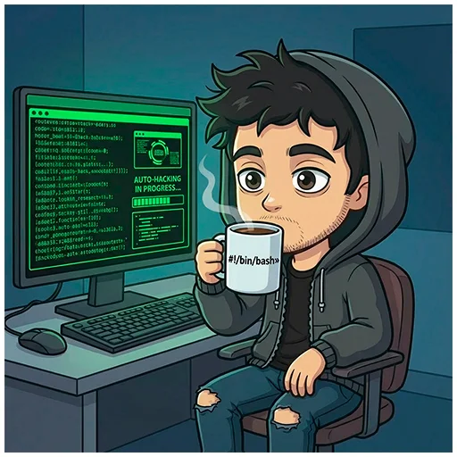 🥲 Стикер «Чед Кодер ⊳» для Telegram