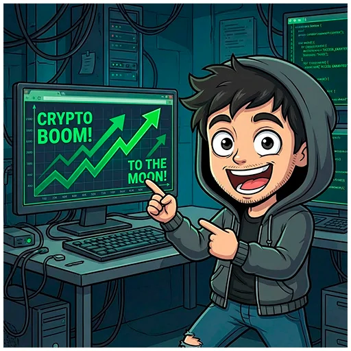 🤪 Стикер «Чед Кодер ⊳» для Telegram