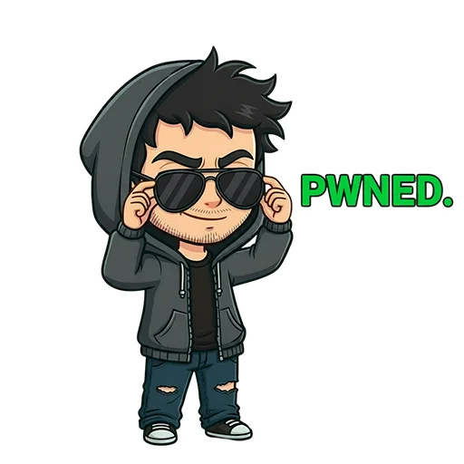 😎 Стикер «Чед Кодер ⊳» для Telegram