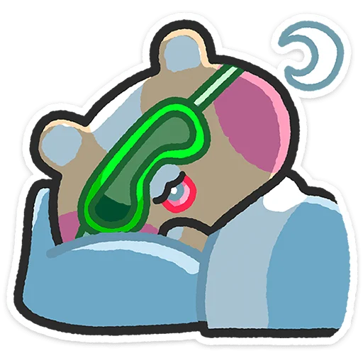 😴 Стикер «Хомячи» для Telegram
