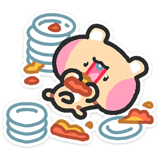 🐹 Стикер «Хомячи» для Telegram