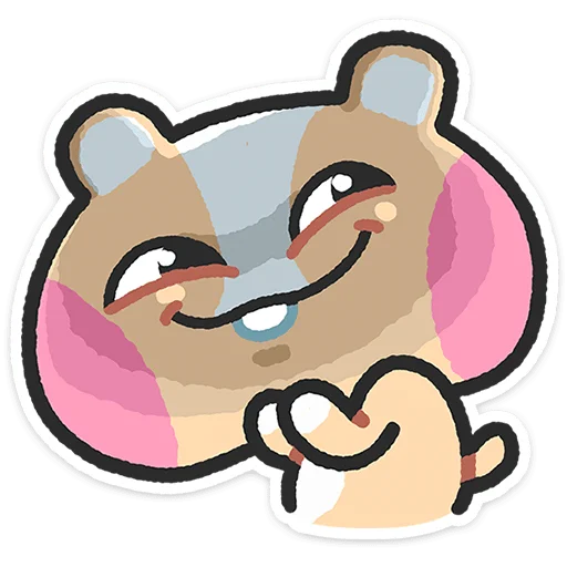 😈 Стикер «Хомячи» для Telegram