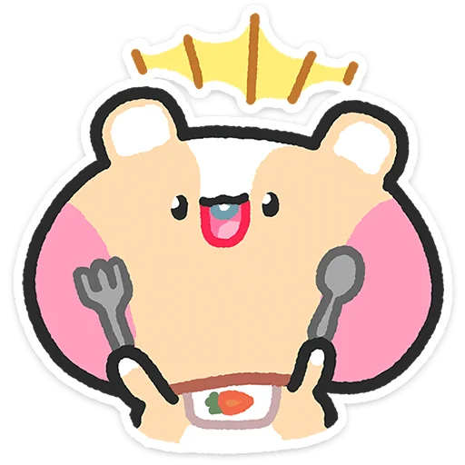 🐹 Стикер «Хомячи» для Telegram