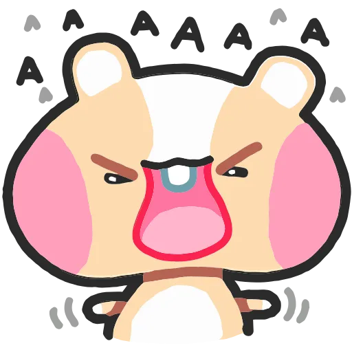 😡 Эмодзи «Хомячи» для Telegram