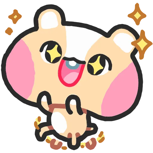 🤩 Эмодзи «Хомячи» для Telegram