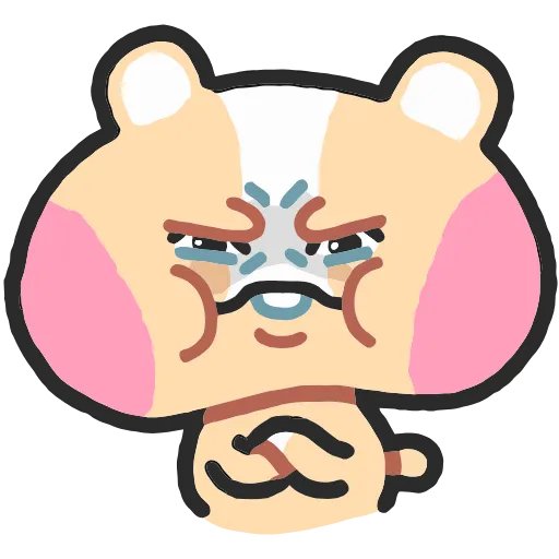😡 Эмодзи «Хомячи» для Telegram