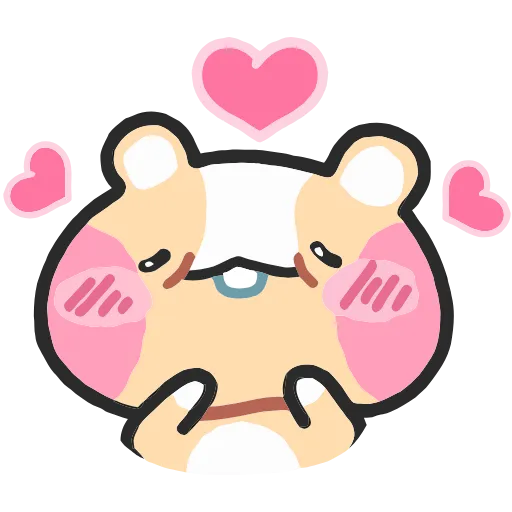 🥰 Эмодзи «Хомячи» для Telegram