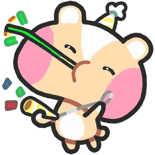 🥳 Эмодзи «Хомячи» для Telegram