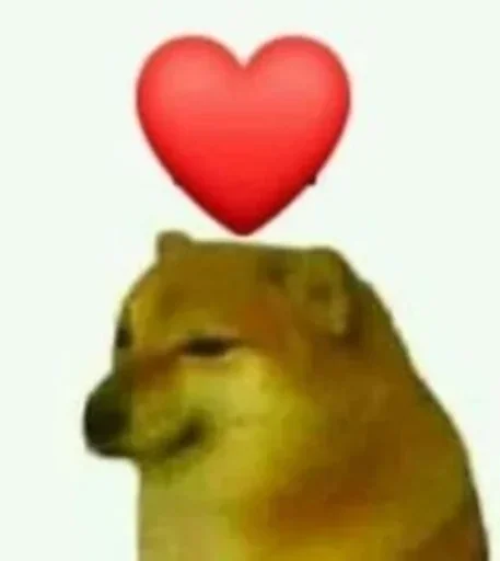 ❤️ Стикер «Cheemsburbger&;s Redemption» для Telegram