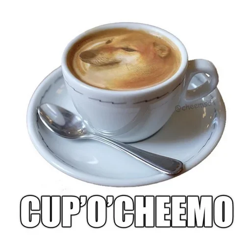 ☕️ Стикер «Cheemsburbger&;s Redemption» для Telegram