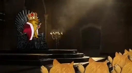 🤴 Стикер «Cheems Vimdeos» для Telegram