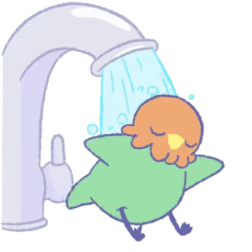 🚿 Стикер «Cheerful Choco» для Telegram