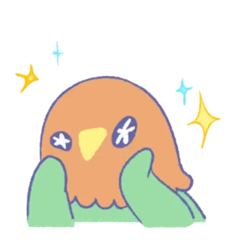 🤩 Стикер «Cheerful Choco» для Telegram