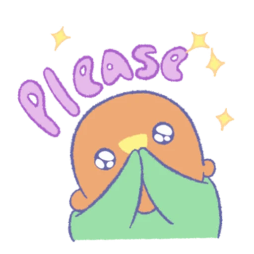 🙏 Стикер «Cheerful Choco» для Telegram