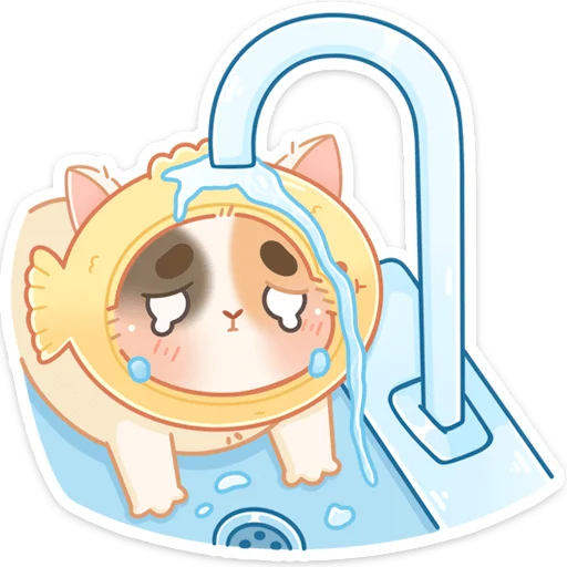 😭 Стикер «Котик Чиз» для Telegram