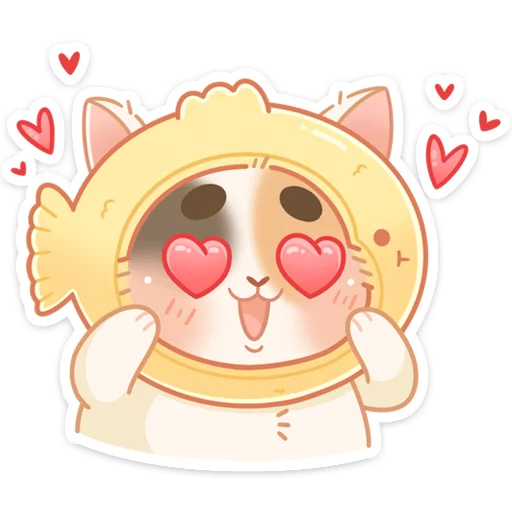 😍 Стикер «Котик Чиз» для Telegram