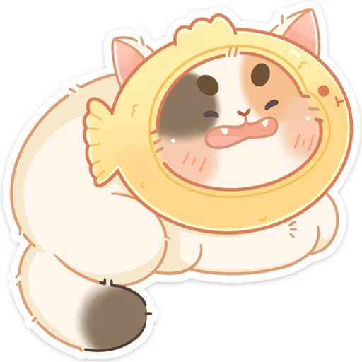 😫 Стикер «Котик Чиз» для Telegram