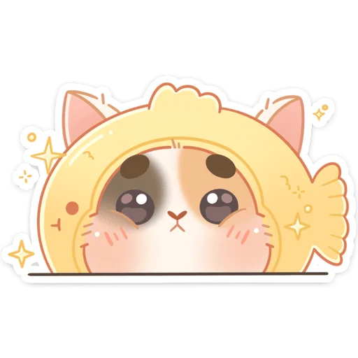 🥺 Стикер «Котик Чиз» для Telegram