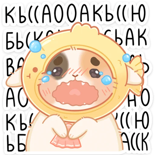 😢 Стикер «Котик Чиз» для Telegram
