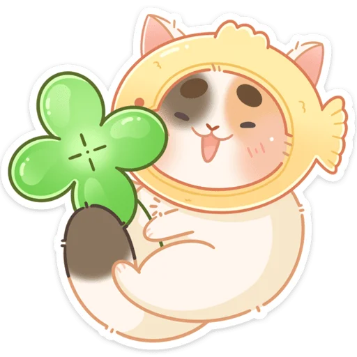 ☺️ Стикер «Котик Чиз» для Telegram