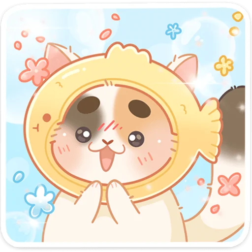☺️ Стикер «Котик Чиз» для Telegram