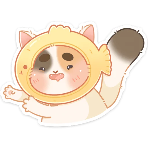 😢 Стикер «Котик Чиз» для Telegram