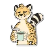 ☕️ Эмодзи «Cheetah» для Telegram