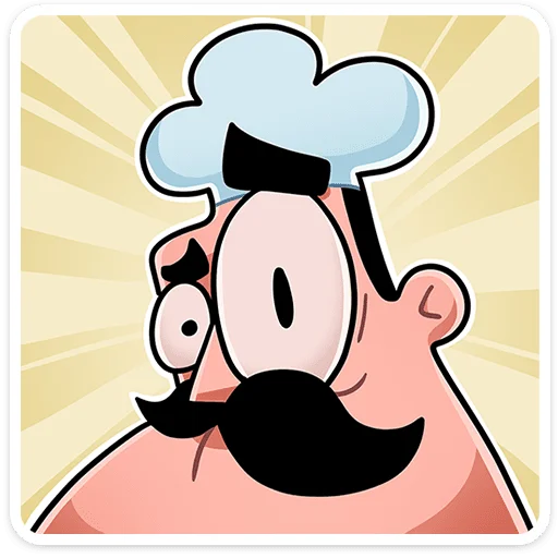 👩‍🍳 Стикер «Шеф» для Telegram