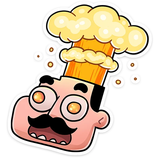 🤯 Стикер «Шеф» для Telegram