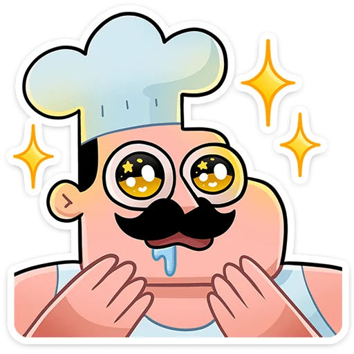 🤤 Стикер «Шеф» для Telegram