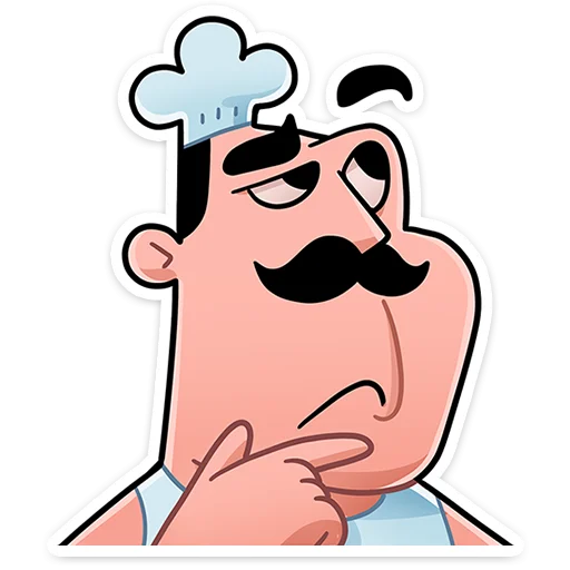 🤔 Стикер «Шеф» для Telegram
