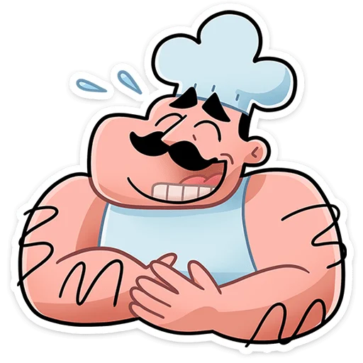 😆 Стикер «Шеф» для Telegram