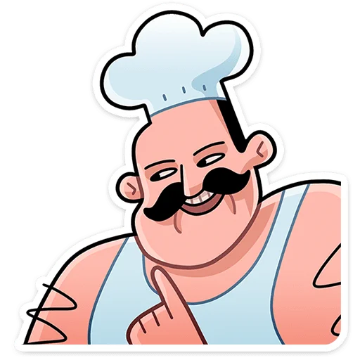 👩‍🍳 Стикер «Шеф» для Telegram
