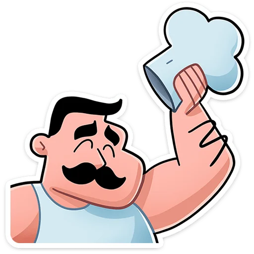🎩 Стикер «Шеф» для Telegram