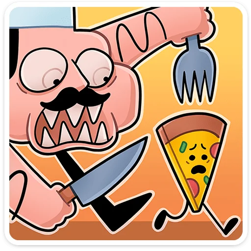 🍴 Стикер «Шеф» для Telegram