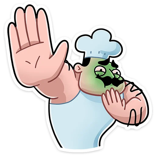 🤢 Стикер «Шеф» для Telegram