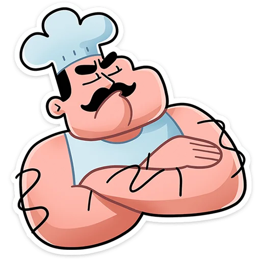 👩‍🍳 Стикер «Шеф» для Telegram
