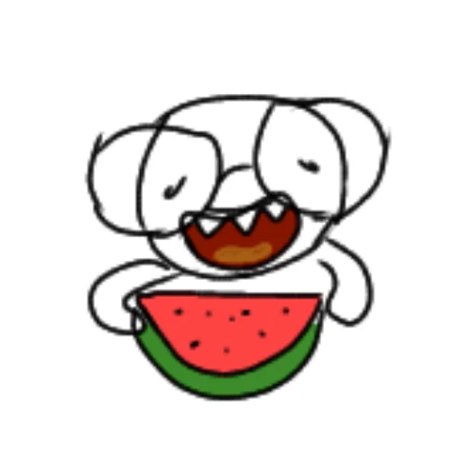 🍉 Стикер «Глупи» для Telegram