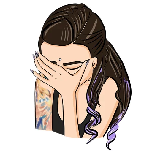 🙁 Стикер «Unattainable» для Telegram